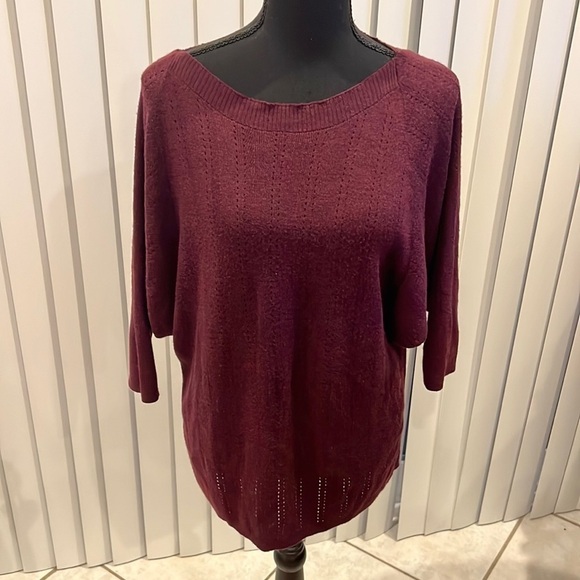 The Limited Maroon Wool and Acrylic Sweater Large - Picture 1 of 7